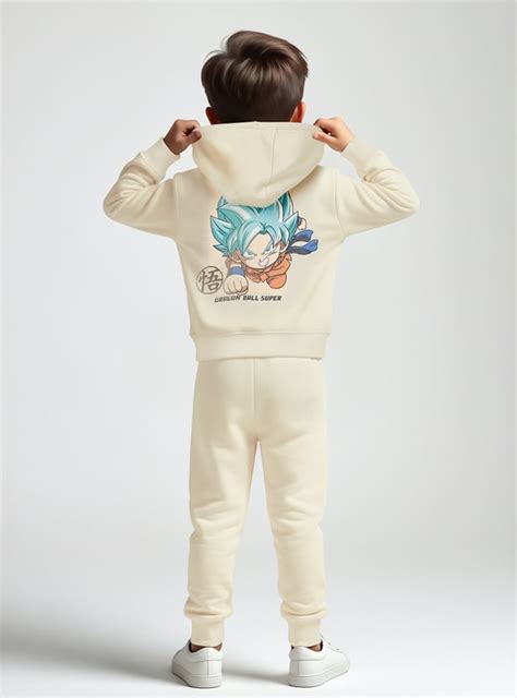 Buy Boys Dragon Ball Z Print Joggers Set Online at just Rs. 999.0 ...