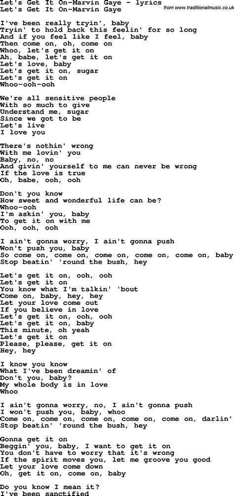 Get It On Lyrics