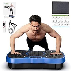 JUFIT Fitness Vibration Plate Exercise Equipment Whole Body Shape ...