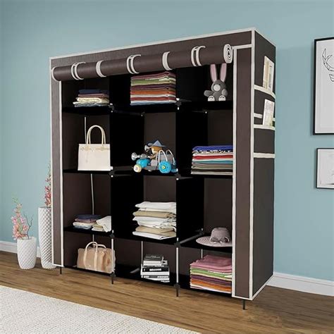 Maison & Cuisine® 12 Layer Collapsible Portable Foldable Wardrobe ...