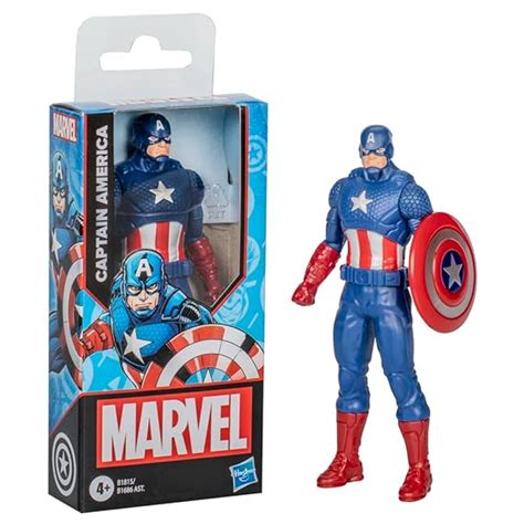 Hasbro Marvel Captain America Action Figure Toy , 6-inch Figures - Mul ...