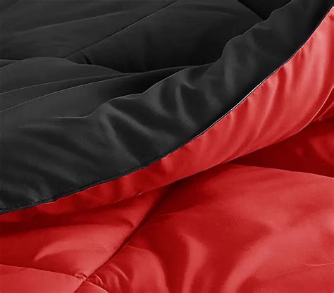 Black & Maroon Microfibre , Polyester | HomeMonde Lifestyle – Homemonde