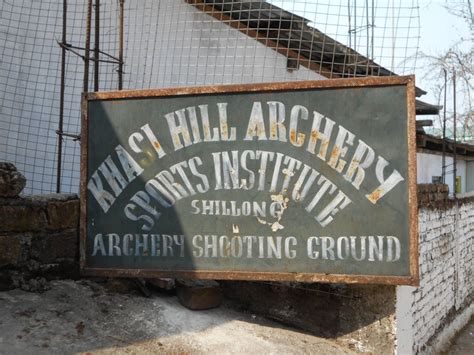 In Shillong, capital of Meghalaya, locals and tribal archers practise ...
