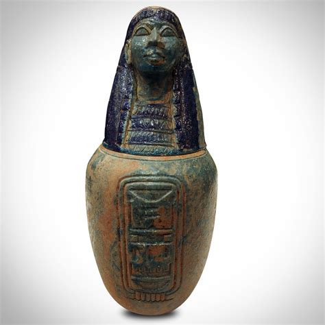 Ancient Egyptian Authentic Large Canopic Tomb Jars // Set Of 4 ...