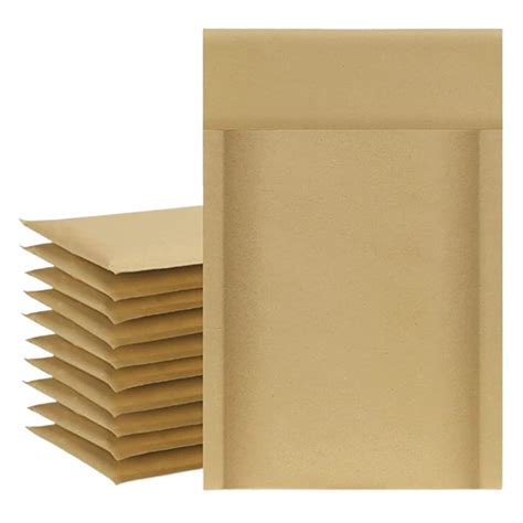 Securement kraft paper bubble lined bags/Paper Cushion padded enveloped ...
