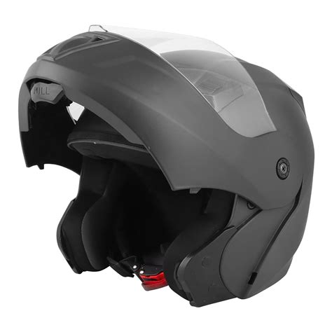 O2 PROX Full Face Flip Up Helmet with Scratch Resistant Clear Visor ...