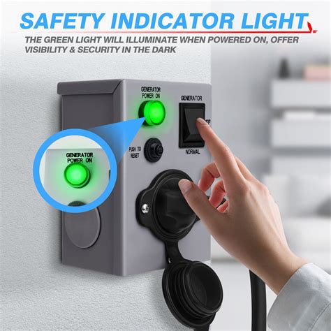 15 Amp Generator Transfer Switch, Emergency Backup India | Ubuy