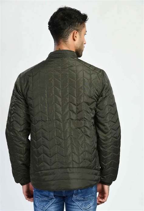Olive Quilted Bomber Jacket – SQUIREHOOD