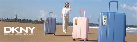 DKNY City Block Posy & Gold Color ABS/PC Film Material Hard 24" Medium ...