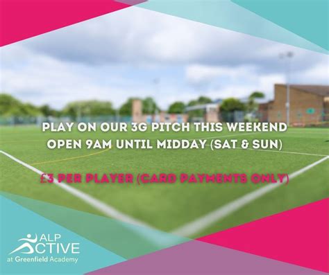 Pay & Play @ Greenfield Academy 3G Football Pitch, Greenfield Academy ...