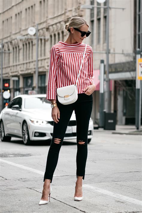 Red Striped Shirt Outfits Share The Dignity Rochelle Shirt Red Stripe