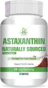 Healthy Nutrition Astaxanthin 29mg - Naturally Sourced from Algae ...