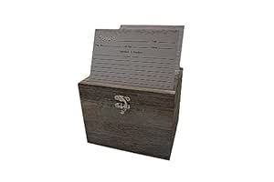 Table Matters 4x6 Recipe Card Box Grey Color With 50 Recipe Cards, 12 ...