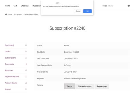 Image result for My Subscriptions Page
