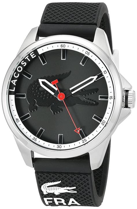 Lacoste Men's 2010840 Capbreton Analog Display Japanese Quartz Black ...