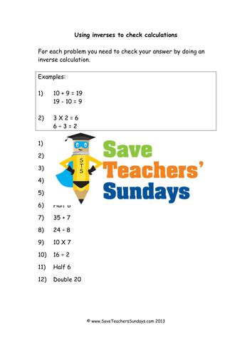 Image result for Simple Inverse Operations KS2