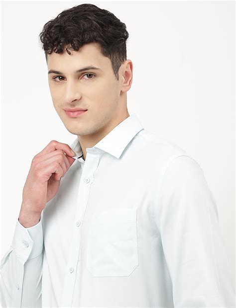Buy Pure Cotton Dobby Spread Collar Shirt at Marks & Spencer