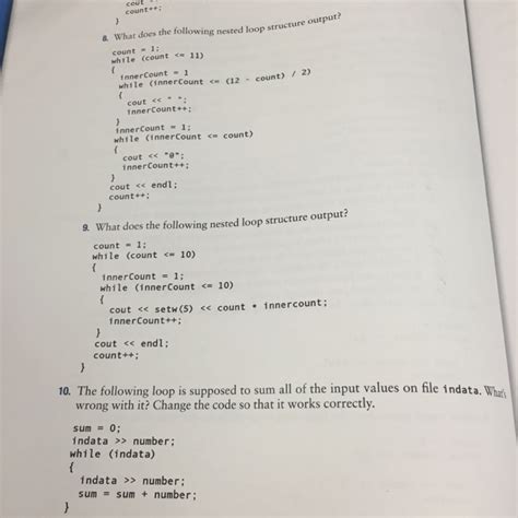 Image result for Nested Loop Answer