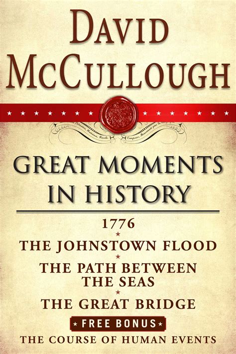 David McCullough Great Moments in History E-book Box Set eBook by David ...