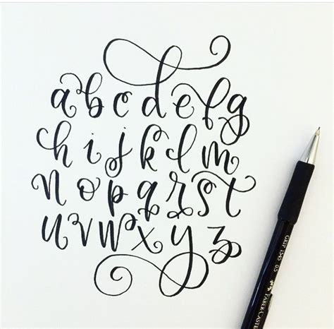 Image result for Hand Lettering Alphabet Script