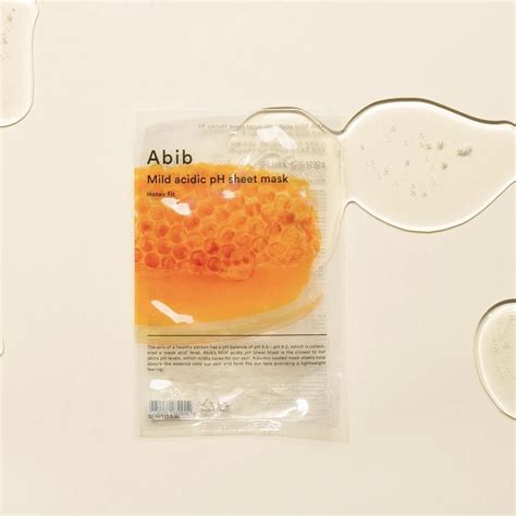 Abib Mild Acidic PH Sheet Mask- Honey Fit 10pcs 阿彼芙 弱酸蜂蜜滋养紧致面膜 ...