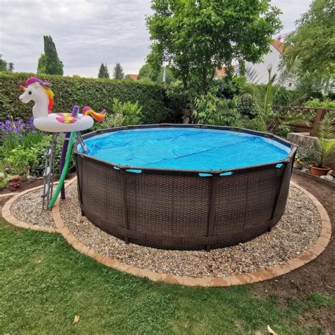 LZMZMQ Blue Solar Pool Cover for Frame Swimming Pools - India | Ubuy