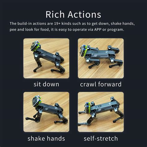 EF ELECFREAKS ELECFREAKS microbit Robotic Dog Xgo Kit, 12 Movable India ...