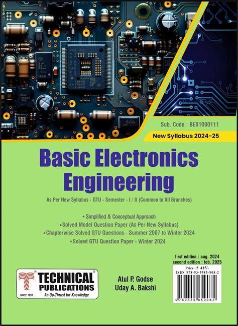 Buy Basic Electronics Engineering for GTU 24 Course (I/II- COMMON ...