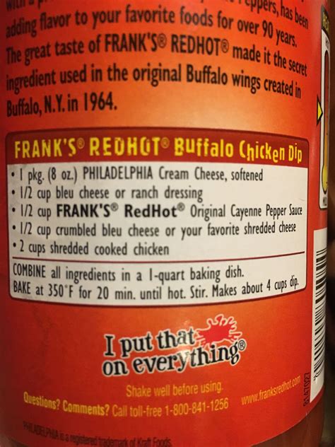 Franks Hot Wing Dip | red velvet