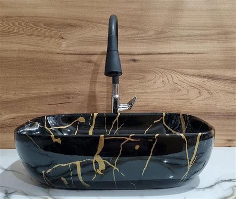 Hisre Table Top Counter Basin Wash Basin Countertop Tabletop Ceramic ...