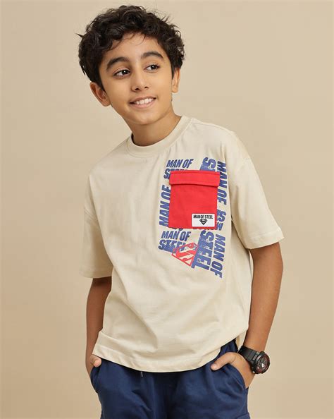 Superman Printed Tshirt For Boys – Kidsville