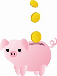 Piggy Bank Clipart Free by Piggy Bank With Coins Free Clip Piggy Bank Clipart Free