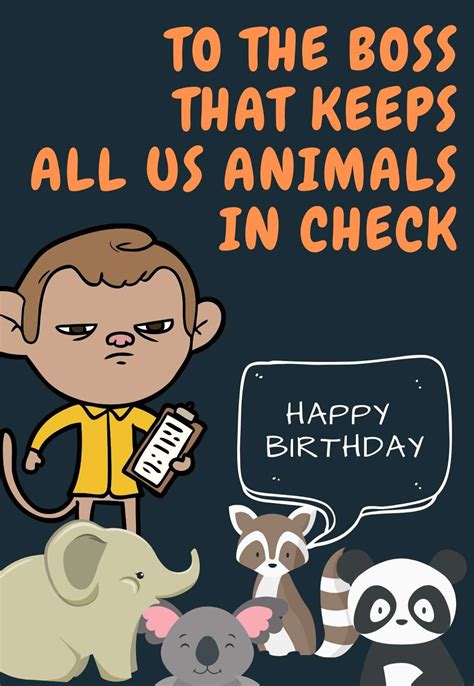 Printable Birthday Cards For Boss