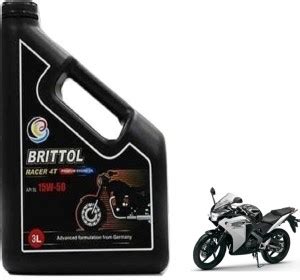 BRITTOL RACER 4T API SL 15W50 (CBR 150R) Synthetic Blend Engine Oil ...