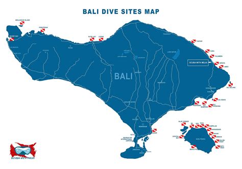 Bali Indonesia Dive Maps