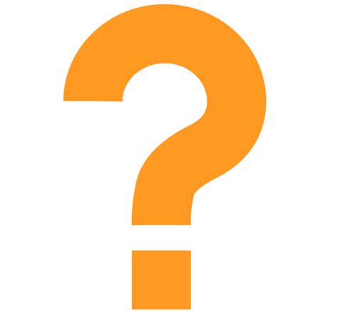 Question mark PNG transparent image download, size: 2000x1850px