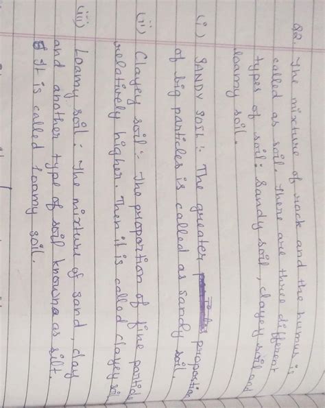 List the the difference between sandy soil, clayey soil and loamy soil ...