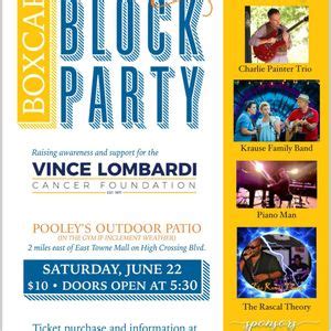 11th Annual Boxcar Summer Block Party, Pooley's Sports Bar and Event ...