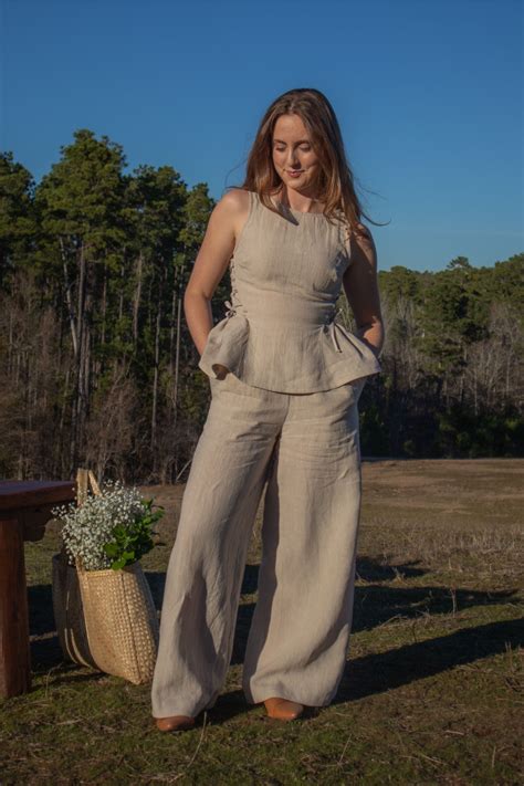 perfect organic linen set for spring and summer in 2025 | Simple casual ...