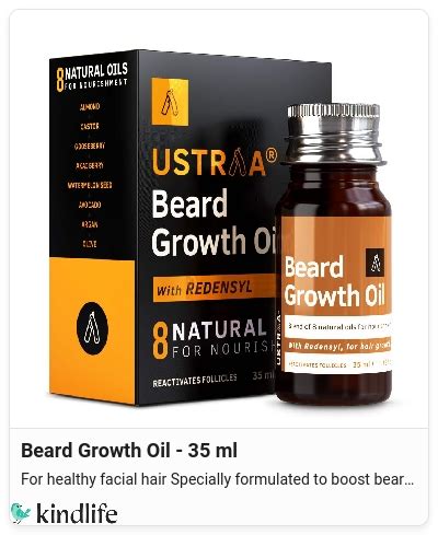 Ustraa: Beard Growth Oil - 35 ml