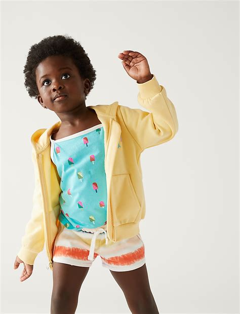 Buy Pure Cotton Tie Dye Shorts at Marks & Spencer