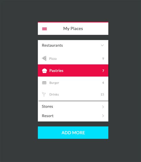 Image result for Menu HTML5