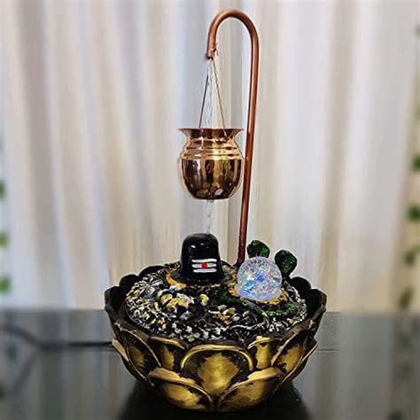Globle Creations Water Fountain with Multicolor LED Lights and Motor ...