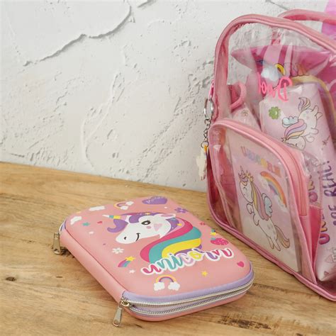 Unicorn Stationery Pouch for Kids – Durable Zipper Pencil Case