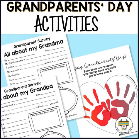 Grandparents Day Printables Activity