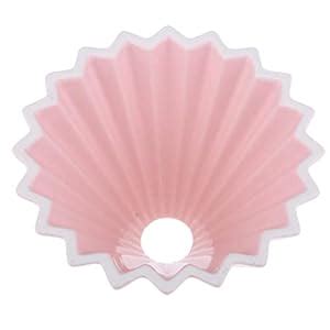 Paperless Pour Over Coffee Filter Ceramic Reusable Cone Dripper Pink ...