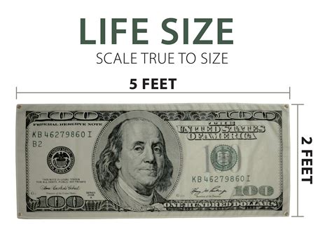 100 Dollar Bill Size: American Money – ZVSR