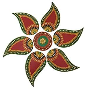 Buy Royal Indian Art Handicraft 23 Inch Wooden Rangoli Diwali ...