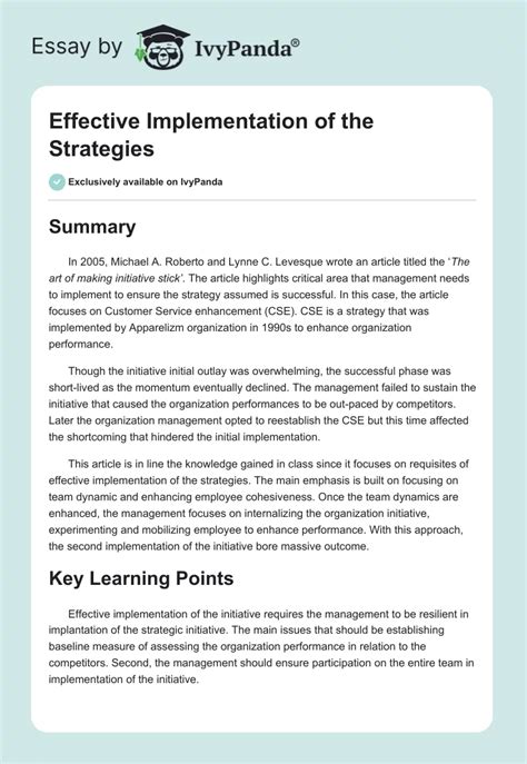 Image result for Effective Implementation