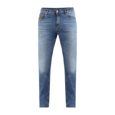 Buy Men Mid Wash Regular Fading Whiskers Embroidered Back Jeans Online ...